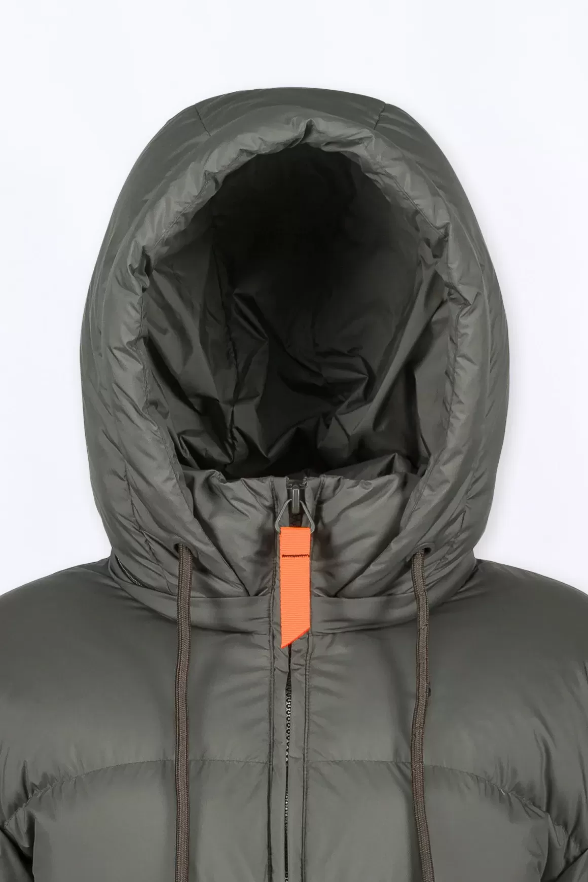 Gertrude Doudounes Longues*Doudoune Mi-Longue Droite Resserable A La Taille Tamara Kaki