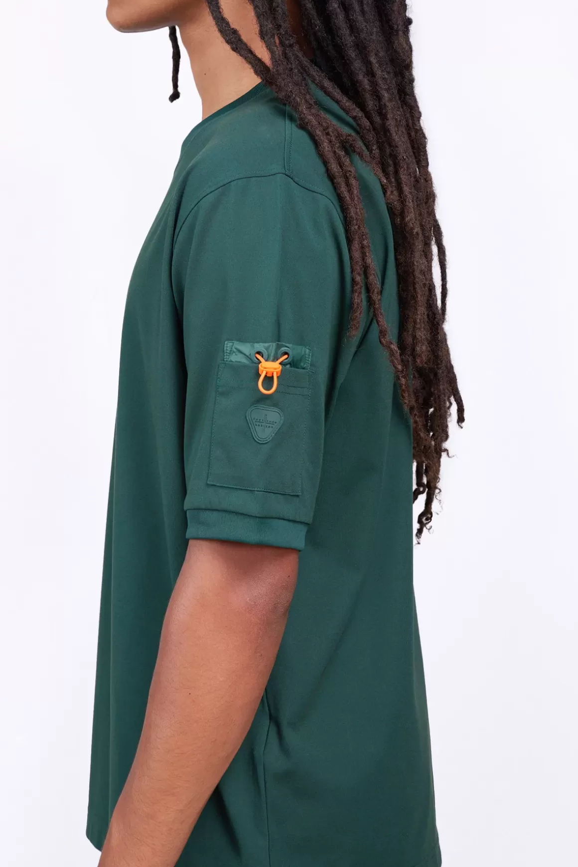 tshirt_poche_bimatieres_jordan_dark_green-2.webp Gertrude T-Shirts*T-Shirt Poche Bi-Matieres Jordan Dark Green